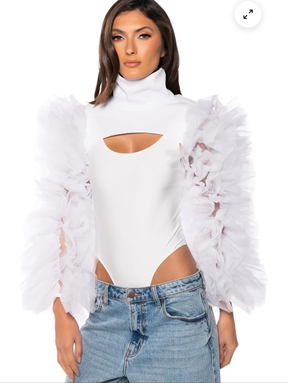 Crop Tull sleeves Akira Sz XL